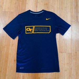 Nike drifit Georgia tech yellow jackets t shirt. Size small